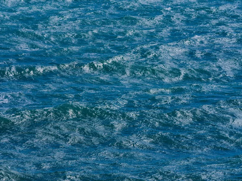 Serene sea waves